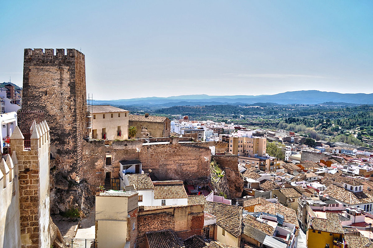 Vista del Castillo y de Buñol