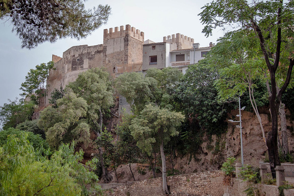 Castillo desde el Parque de Borrunes