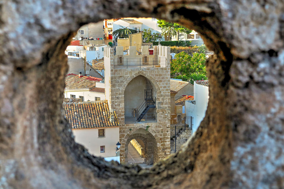 Vista del Castillo de Buñol