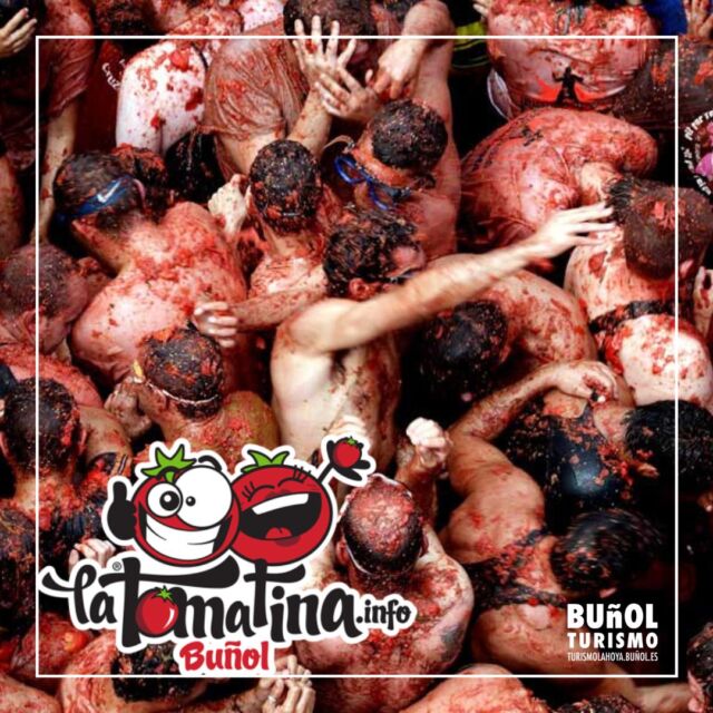 ¡Prepárate para el evento más jugoso del año! 🍅🎉

La Tomatina 2024 se celebra este 28 de agosto en la Plaza del Pueblo de Buñol. Únete a miles de personas de todo el mundo en una batalla épica de tomates donde la diversión está garantizada. 
Compra tu entrada en latomatina.info

¡No olvides traer tus gafas de protección y tu mejor energía!
¡Nos vemos en Buñol para hacer historia! 🇪🇸🍅

#LaTomatina2024 #Buñol #FiestaDeTomates #DiversiónSinLímites #feriayfiestas2024