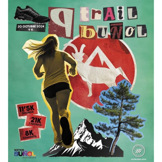 🌲🏃‍♀️ Fin de semana de Trail en Buñol 🏃‍♂️⛰️

¡Este fin de semana Buñol se llena de energía con dos días de deporte y naturaleza para toda la familia!

📅 Sábado 19 de octubre, 18:00 h – Carreras Infantiles en El Planell: Los más pequeños (hasta 14 años) tendrán la oportunidad de disfrutar y competir en un ambiente lleno de diversión. ¡Que los futuros campeones se preparen! 👟🏅

📅 Domingo 20 de octubre, 9:00 h – IX Trail Buñol: Corre o camina entre paisajes espectaculares y elige tu reto: 🔥 21K (1.100m+ desnivel) 🔥 11.5K (500m+ desnivel) 🔥 8K Caminata

¡No importa tu nivel, lo importante es disfrutar! 💪

📍 ¡Vive el deporte en plena naturaleza! ¡Te esperamos para compartir dos días inolvidables!

#TrailBuñol #CarrerasInfantiles #TrailRunning #DeporteEnFamilia #Naturaleza